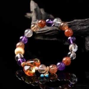 B15A0026 Natural Multi-Gem Bracelet