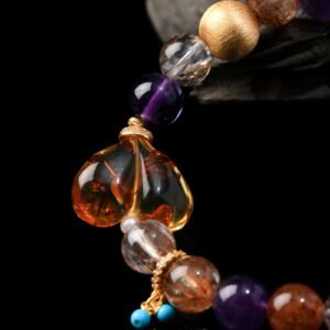 B15A0028 Natural Multi-Gem Bracelet