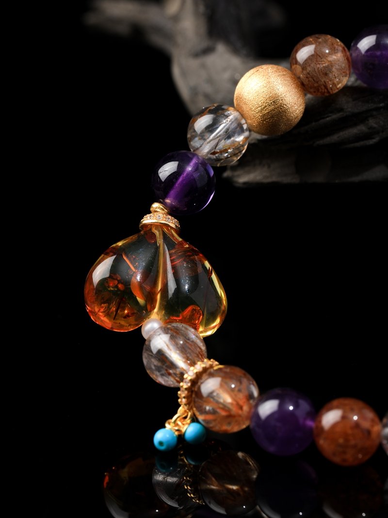 B15A0028 Natural Multi-Gem Bracelet