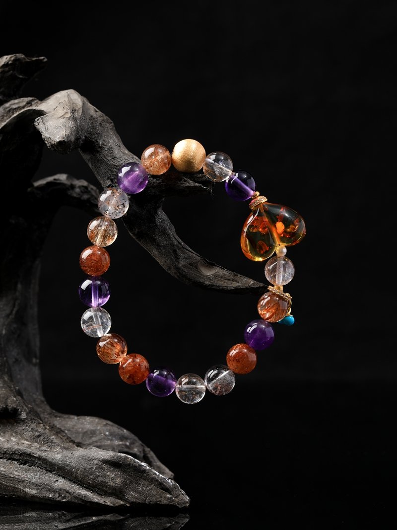 B15A0029 Natural Multi-Gem Bracelet