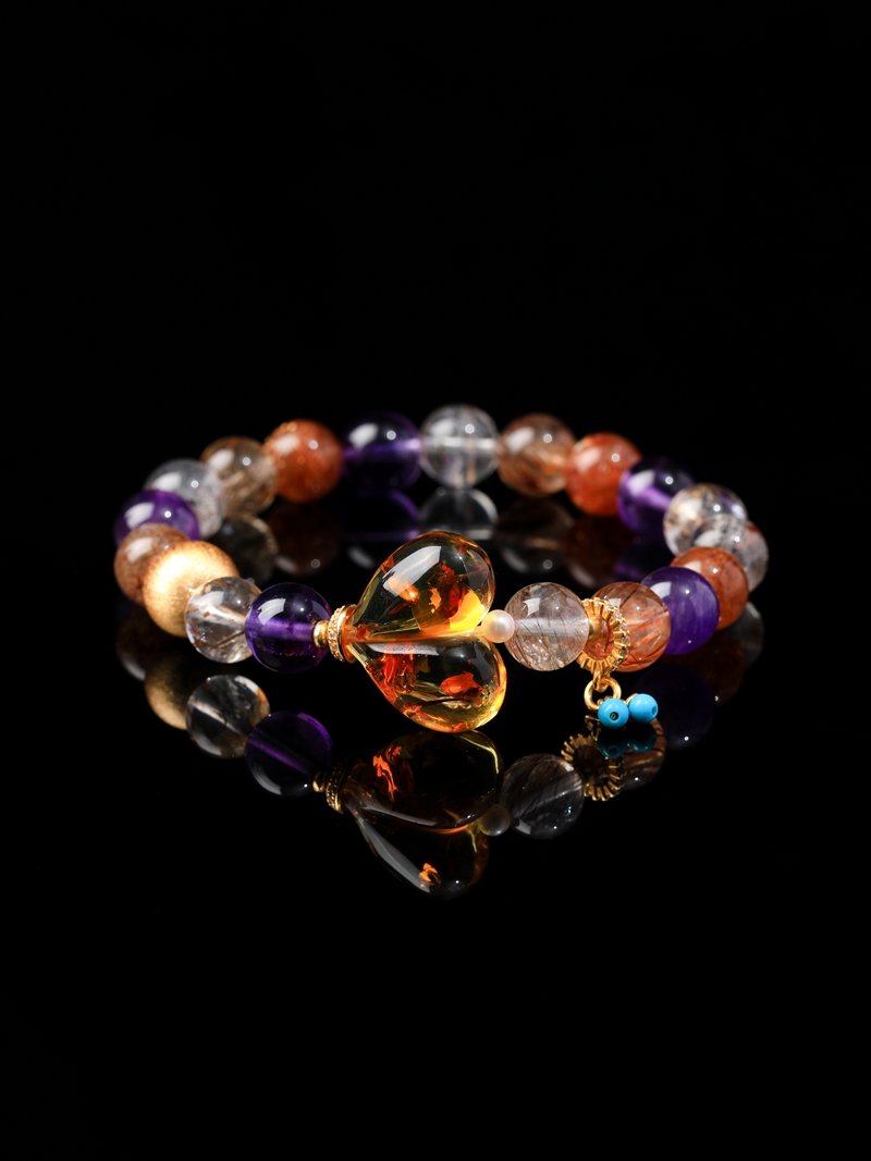 B15A0030 Natural Multi-Gem Bracelet