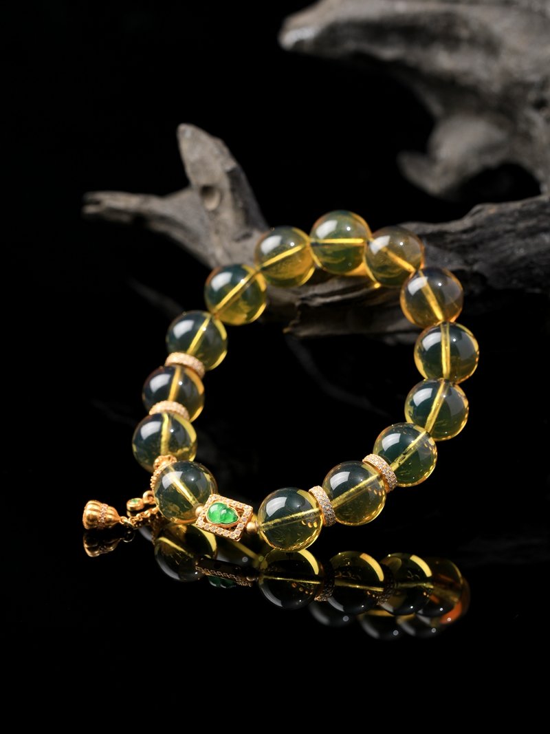 Natural Amber Bracelet 13MM