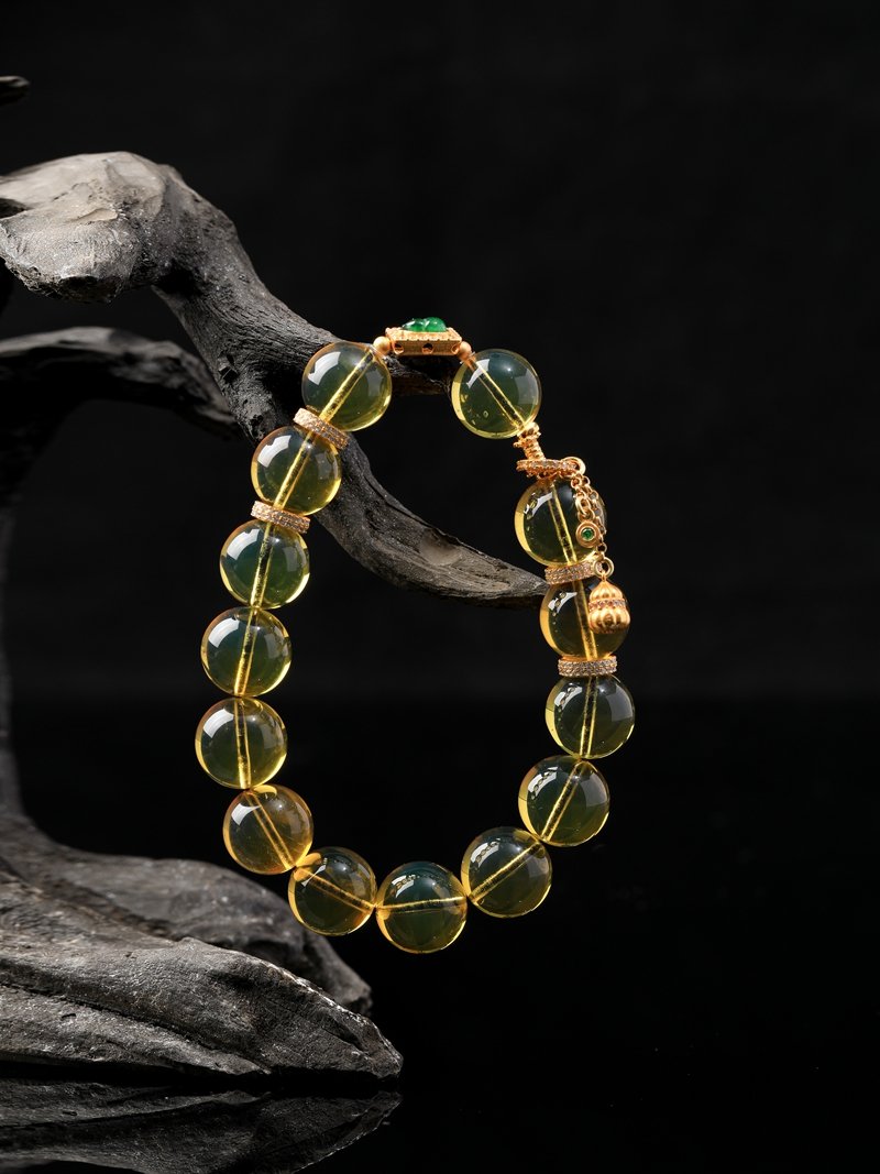 Natural Amber Bracelet 13MM