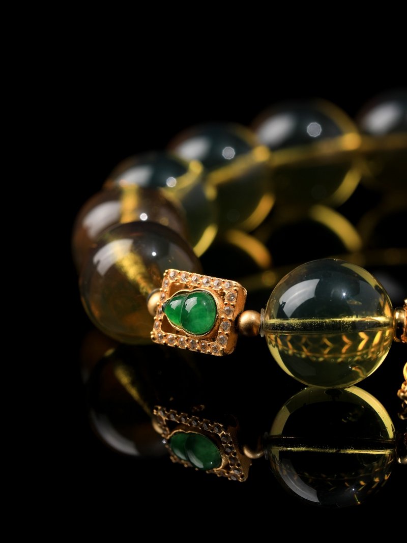 Natural Amber Bracelet 13MM