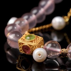 B15A0081 Natural Rose Quartz Bracelet