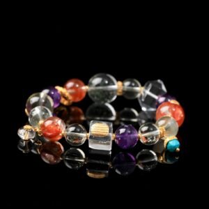 B15A0113 Natural Multi-Gem Bracelet