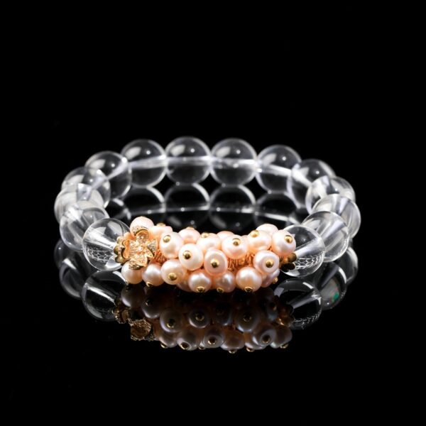 White Crystal withFreshwater Pearls12MM