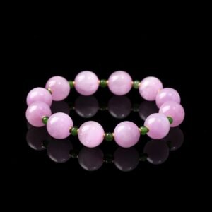B15A0144 Natural Kunzite withJade Bracelet