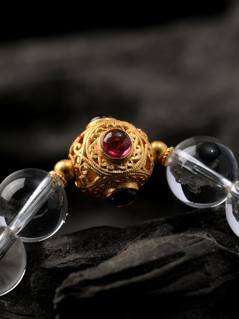 B15A0193 Natural White Crystal Bracelet