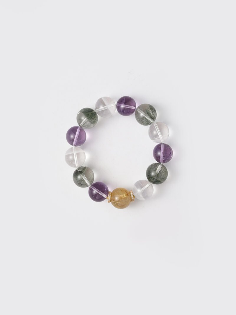 Natural Multi-Gem Bracelet 13MM