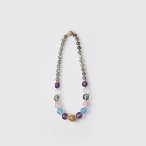 Natural Mixed-Gemstone Necklace