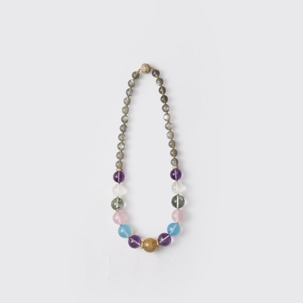 DSC01242 Natural Mixed-Gemstone Necklace