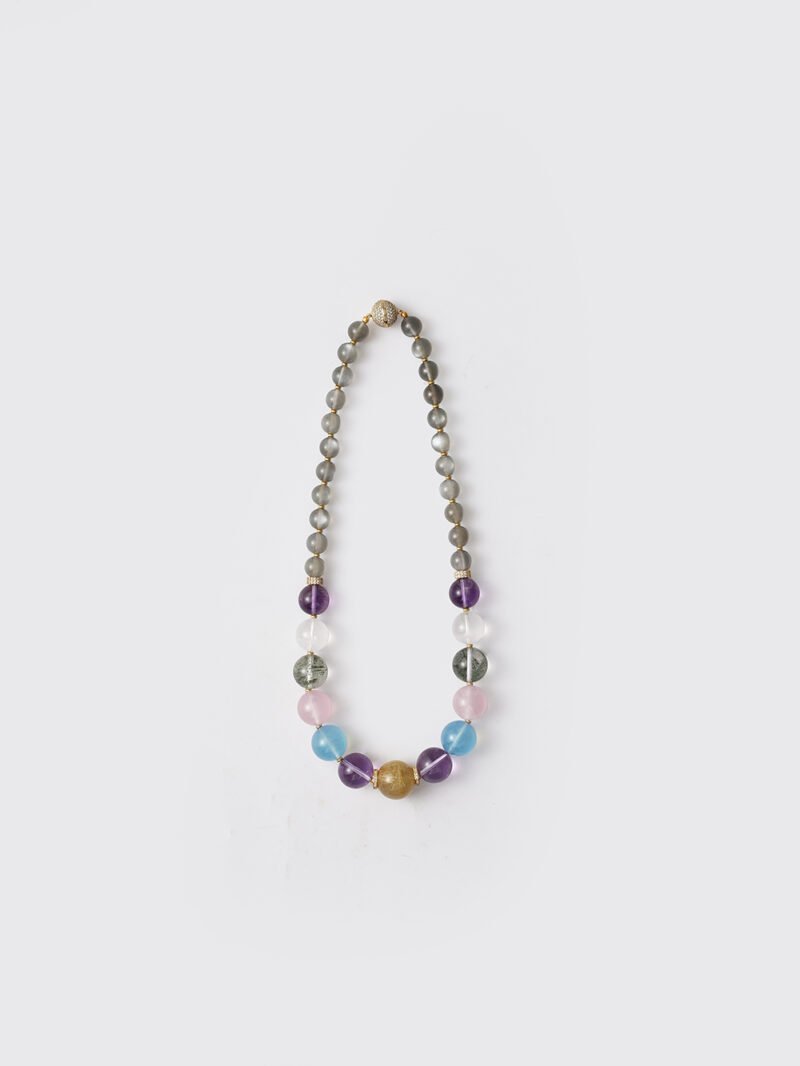 Natural Mixed-Gemstone Necklace
