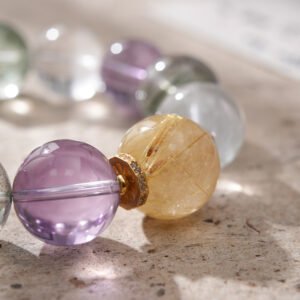 Natural Multi-Gem Bracelet 13MM