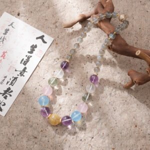 Natural Mixed-Gemstone Necklace