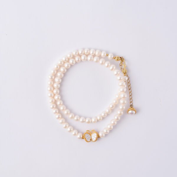 DSC04351 Natural Freshwater Pearl Choker 5MM