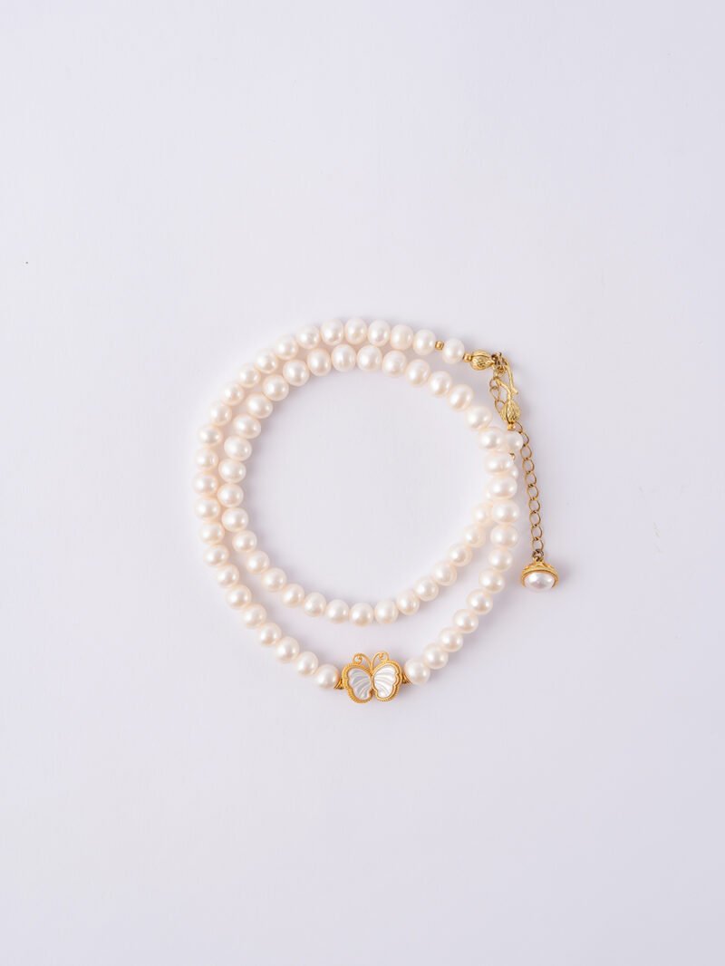Natural Freshwater Pearl Choker 5MM