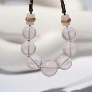 Natural Mozambican Rose Quartz Necklace