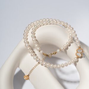 Natural Freshwater Pearl Choker 5MM