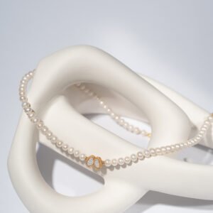 Natural Freshwater Pearl Choker 5MM