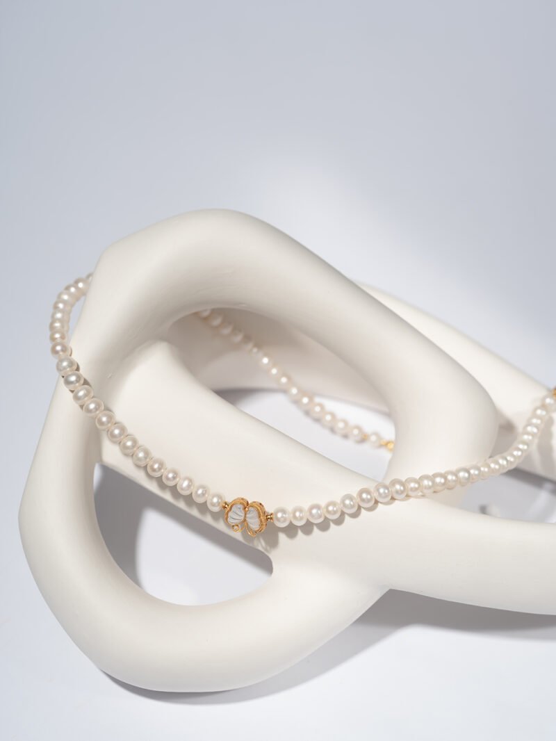 Natural Freshwater Pearl Choker 5MM