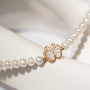 Natural Freshwater Pearl Choker 5MM