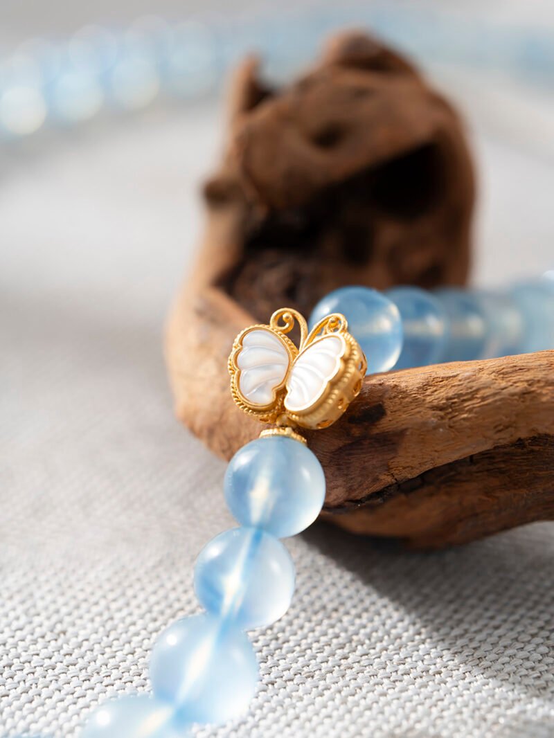 DSC06459 Natural Aquamarine Necklace 8-12MM