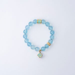 DSC06522 Natural Aquamarine Bracelet 11MM