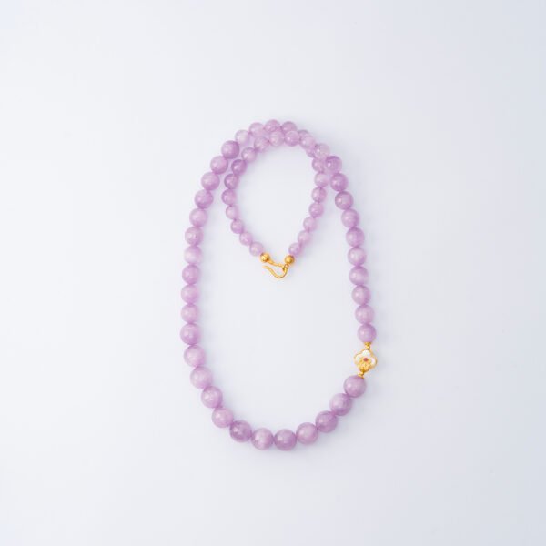 Natural Cat's Eye Kunzite Necklace 8-12MM