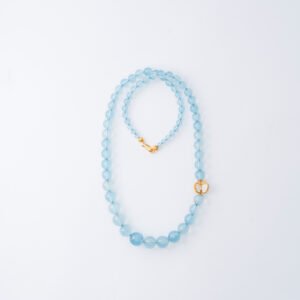DSC06534 Natural Aquamarine Necklace 8-12MM