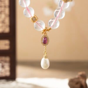 DSC09523 Natural Rose Quartz Bracelet 8MM