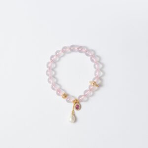 DSC09638 Natural Rose Quartz Bracelet 8MM